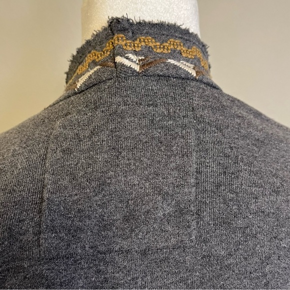 Johnny Was Aztec Gray Patterned Cardigan Sweater Women's Size Small - Picture 13 of 16